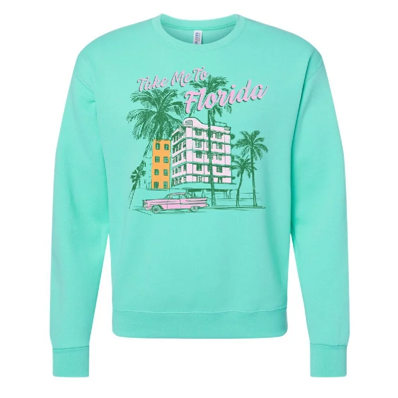 Shop and Save 'Take Me To Florida' Crewneck Sweatshirt