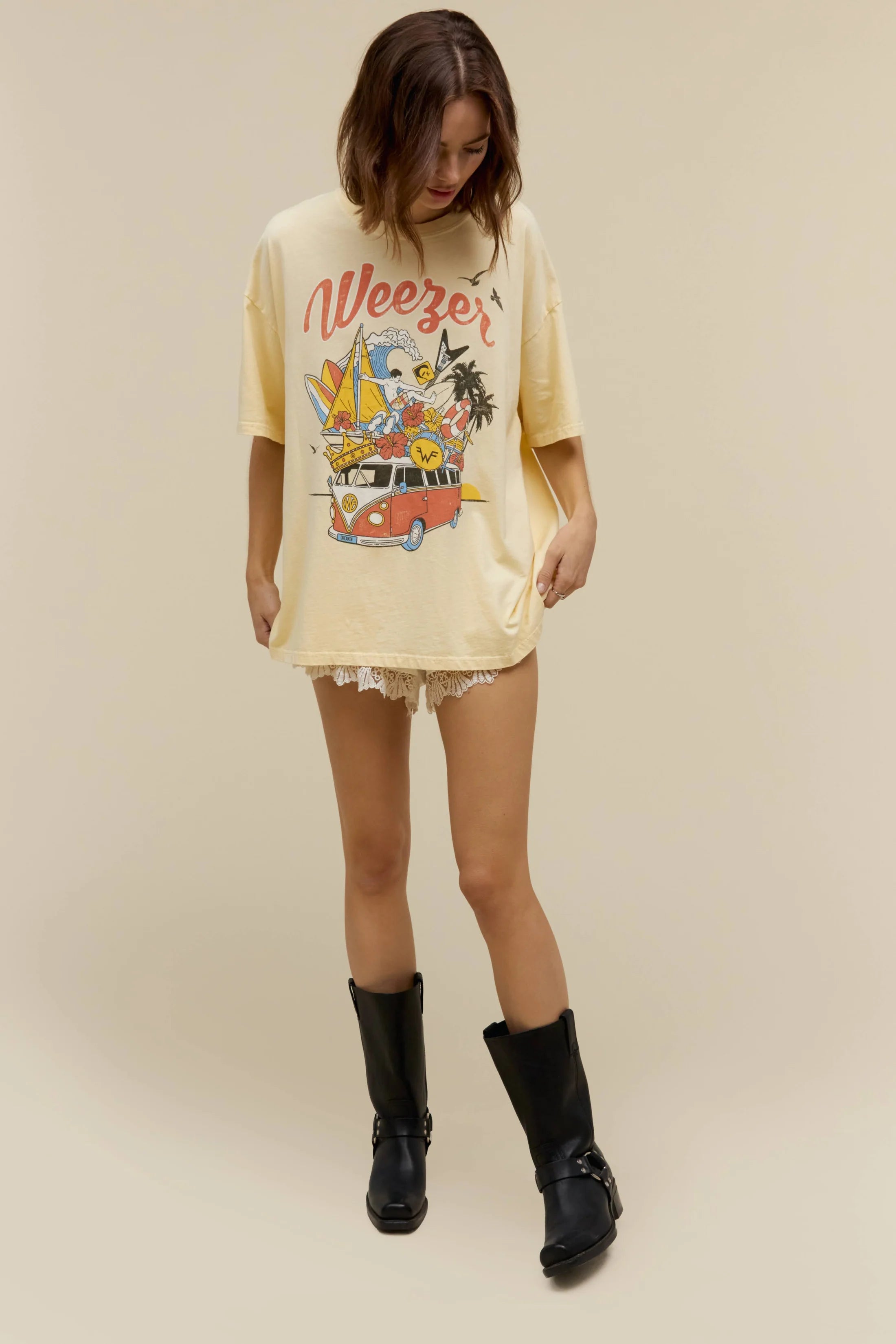 Midnight Madness The Weezer Collage OS Tee by Daydreamer