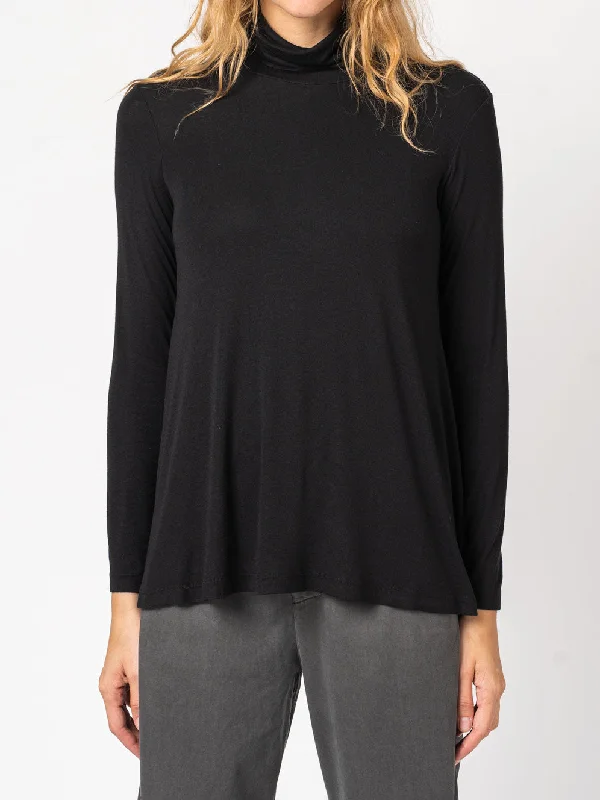 Act Now Flared Turtleneck Shirt