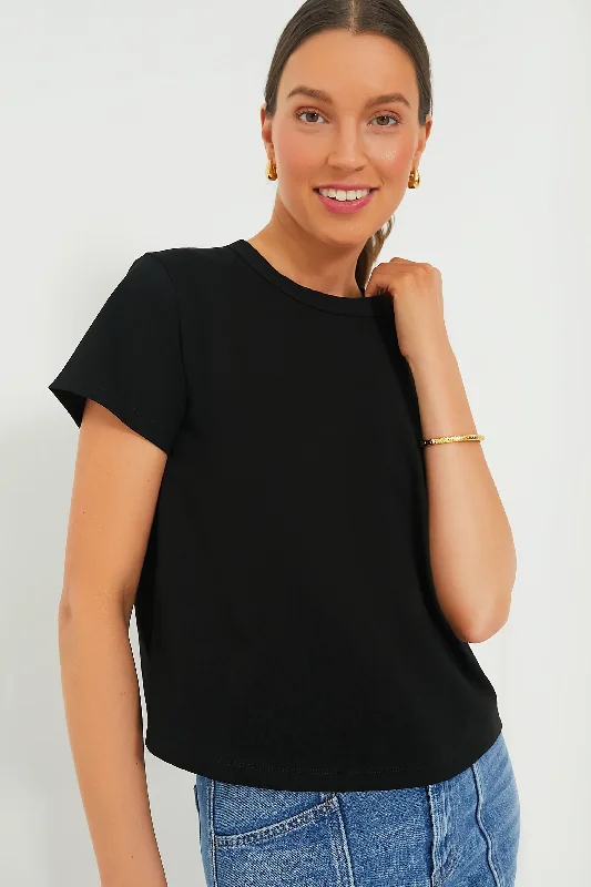 Unbeatable Prices Black Parker Classic Fit Tee