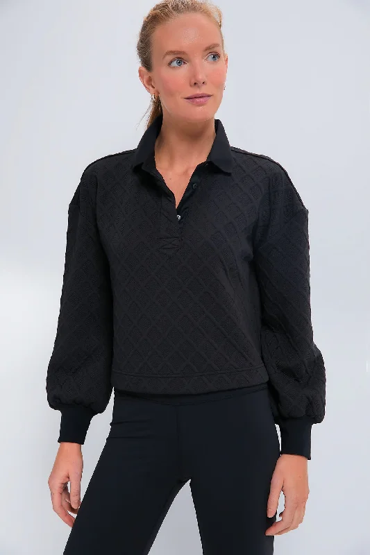 Daily Deals Black Cropped Fallon Sweater
