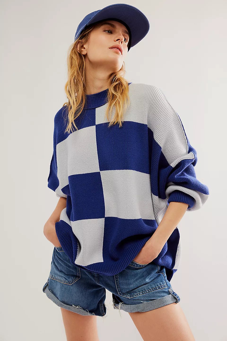 Bargain Blast The Checker Easy Street Tunic by Free People - Blueprint