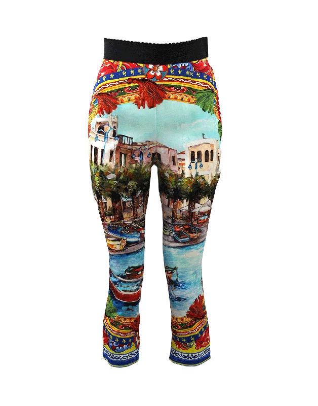 Fantastic Savings Stretch Italian Print Legging
