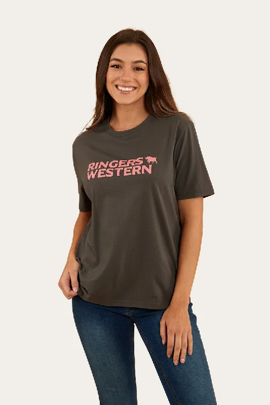Closeout Somerset Womens Loose Fit T-Shirt - Vintage Black