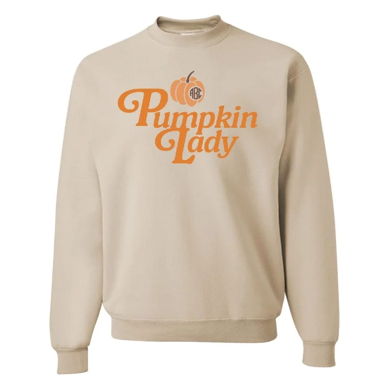 Don't Miss Monogrammed 'Pumpkin Lady' Crewneck Sweatshirt