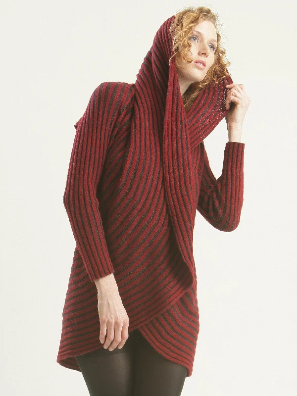 Sale Event Two-Tone Ribbed Circle Cardigan
