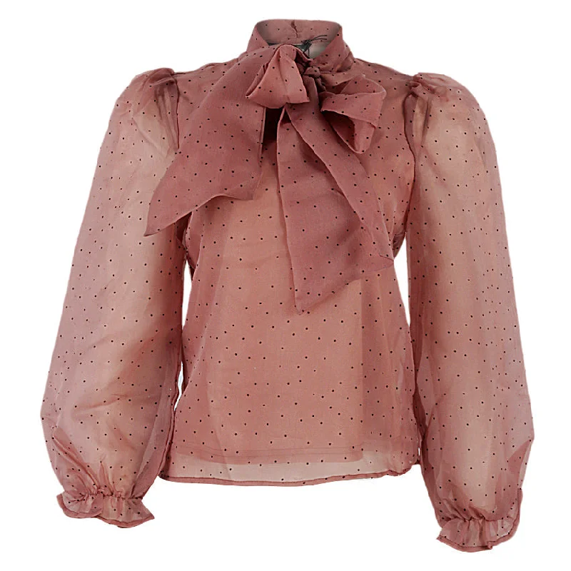 Huge Discounts REDTAG Pale Pink Organza Blouse