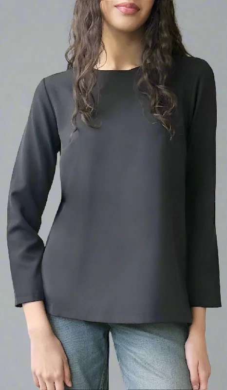 Limited Supply Lyla Everyday Tailored Shell Top - Black