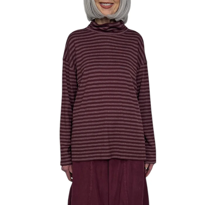 Buy Now INVISIBLE STRIPE MOCK TURTLENECK