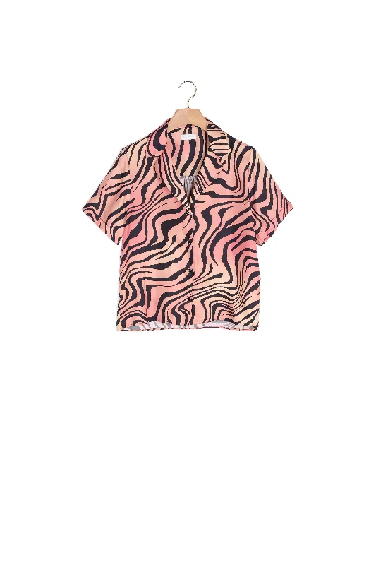 One-DAY Sale Chemise imprimée en soie
