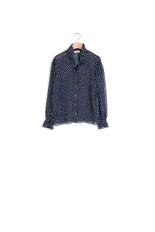 Quick Deals Chemisier jacquard pois