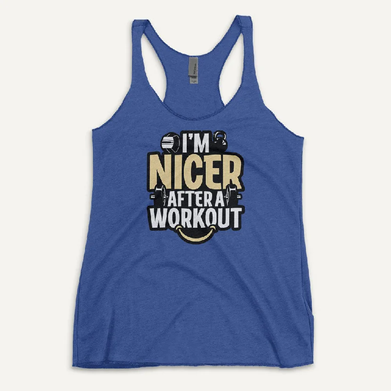 Special Discount I'm Nicer After A Workout Women's Tank Top