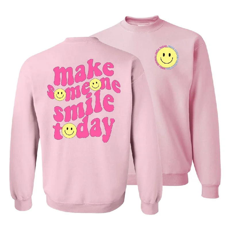 Great Bargains 'Make Someone Smile Today' Front & Back Sweatshirt