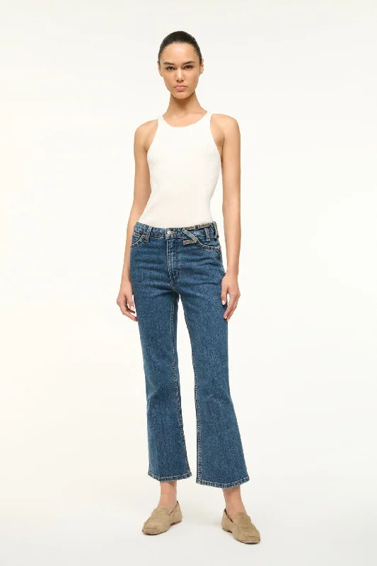 Super Discount STAUD + WRANGLER THE CROPPED BOOT JEAN | INDIGO WASH