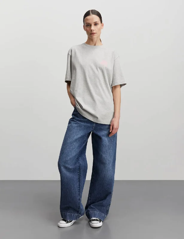 Early Access Soft Single Dassel Tee, Light Grey Melange
