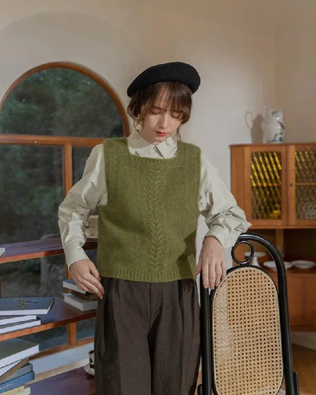 Limited Offer Light Academia Classic Sweater Vest