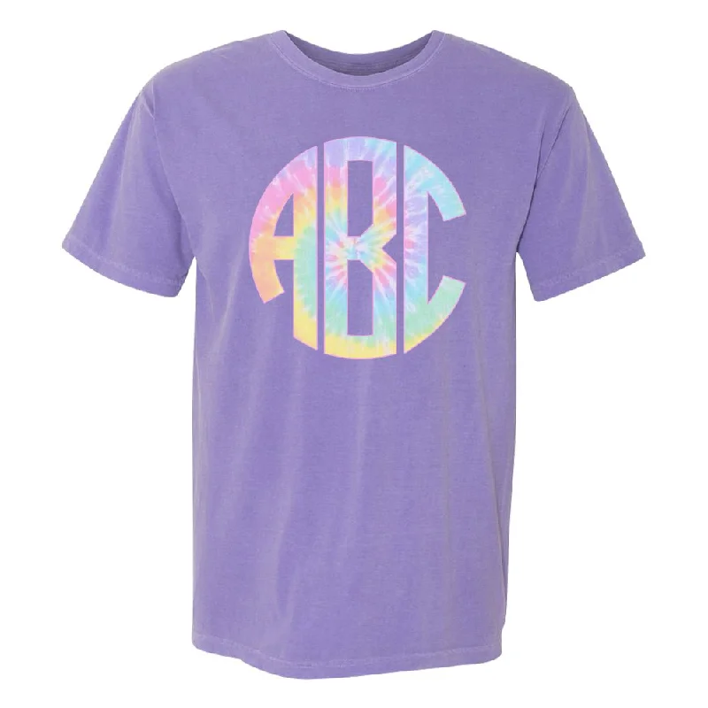 Weekend Special Monogrammed 'Tie Dye' Big Print T-Shirt