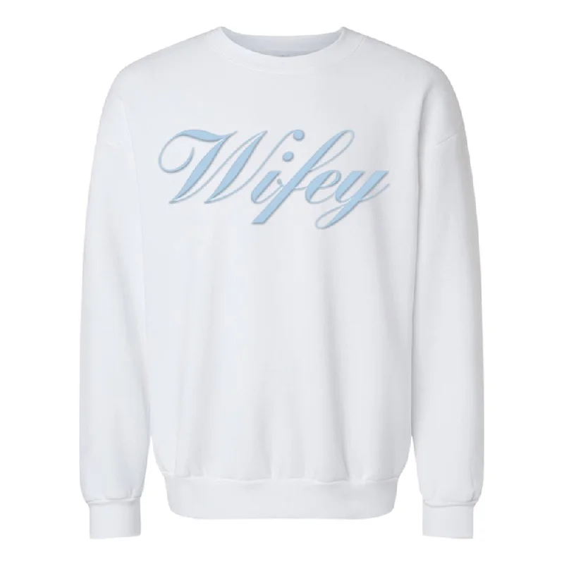 Super Bargain American Apparel 'Wifey' PUFF Crewneck Sweatshirt