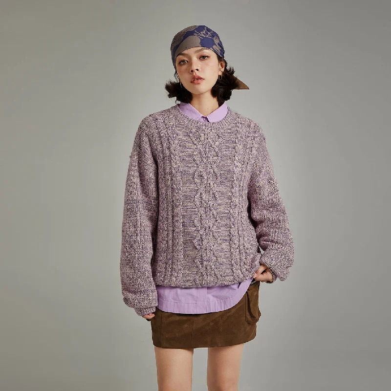 Special Promotion Twisted Loose Fit Knit Sweater