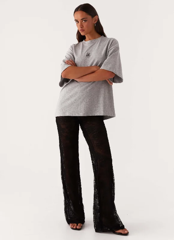 Instant Savings Paige Lace Pants - Black