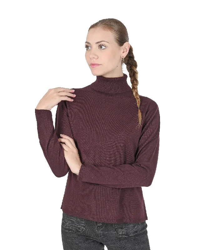 Don’t Miss Out Exquisite Cashmere Turtleneck Sweater for Women - S