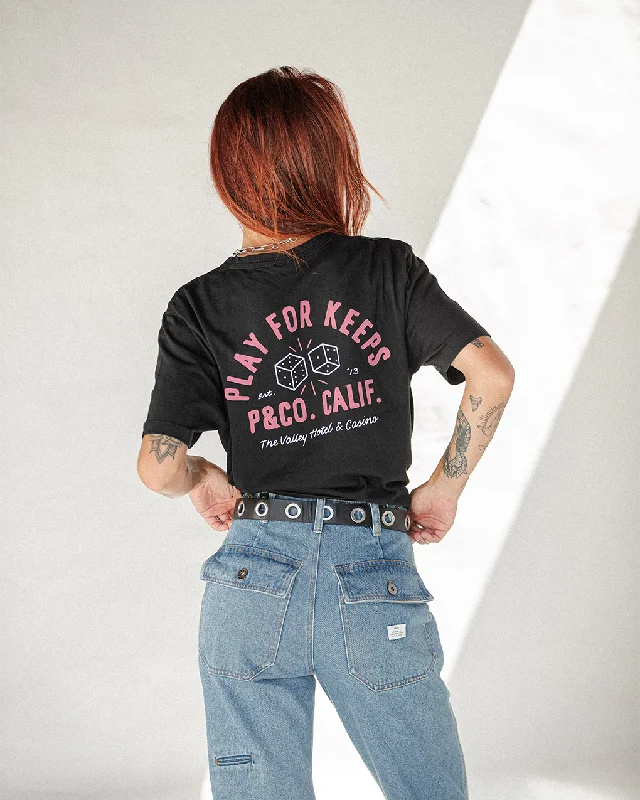 Don't Miss Play For Keeps T-Shirt - Washed Black