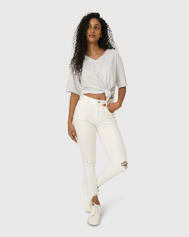 Best Bargains Skinny Dip Jeans - White
