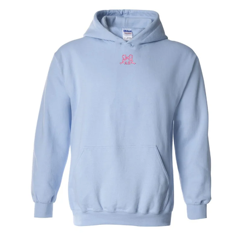 Discount Deals Monogrammed 'Tiny Bow' Hoodie
