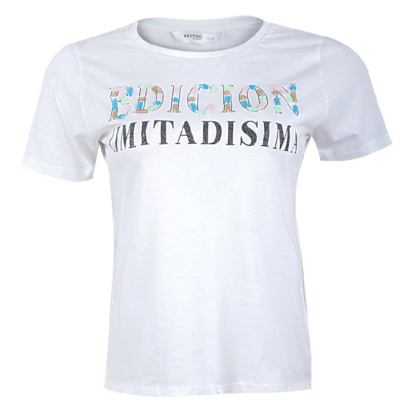 Early Access REDTAG White T-Shirt
