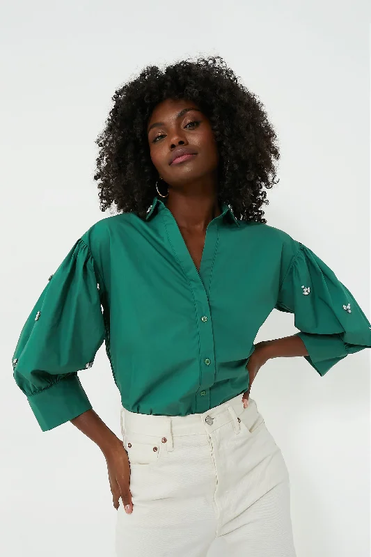 Exclusive Offers Green Bara Shirt