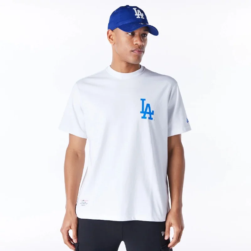 Amazing Deals LA Dodgers MLB Home New Era Korea White T-Shirt