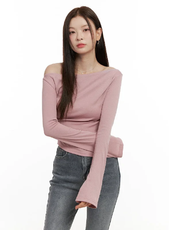 Value Pack Elegant One-Shoulder Top ON422