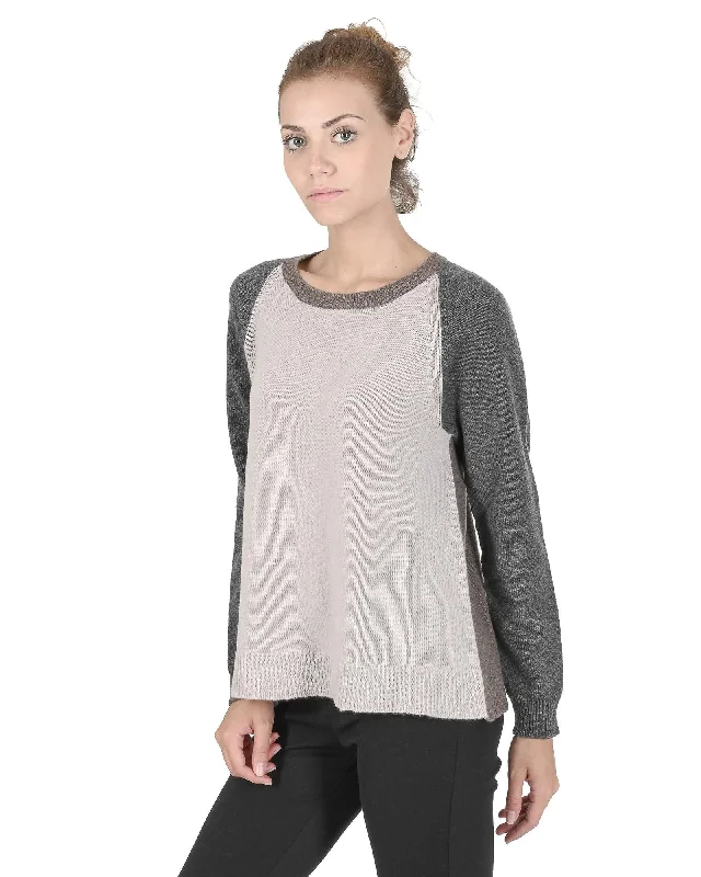 Buy Today Premium Cashmere Womens Round Neck Sweater - 42 EU