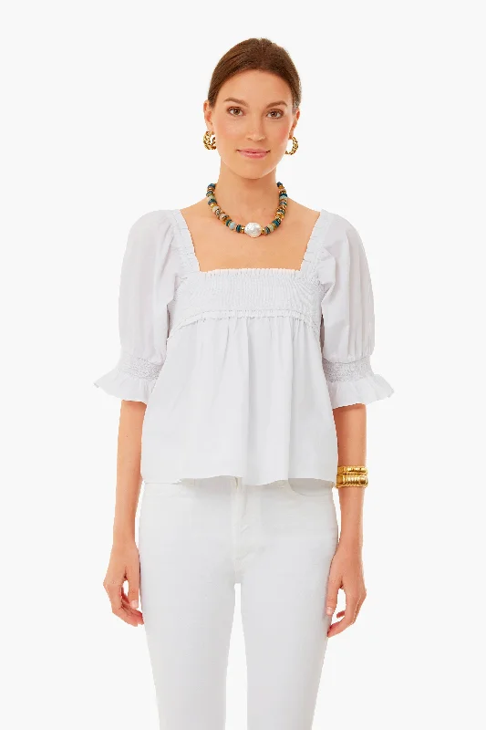 Weekend Savings Sensation White Palmer Blouse