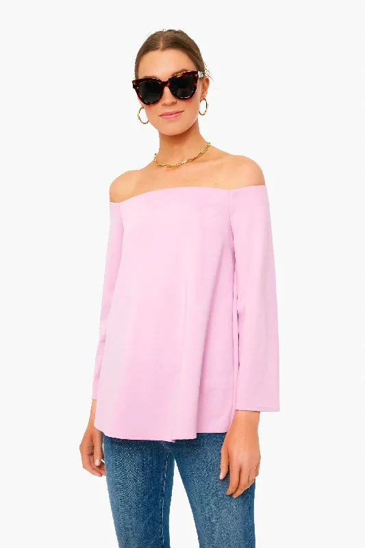 Super Sale Lilac Miranda Off the Shoulder Blouse