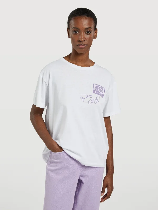 Don't Delay Mix Tape Print T-shirt