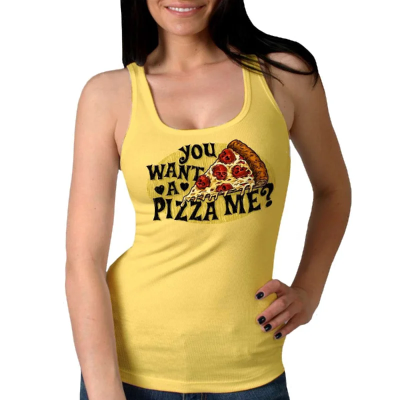 Overstock Sale Hot Leathers Ladies Pizza Me Tank Top Shirt GLC2586