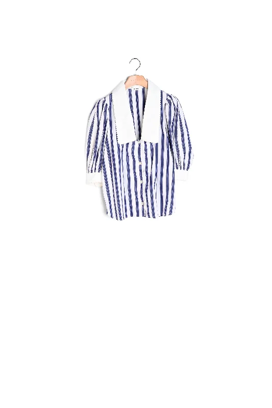 Weekend Savings Extravaganza Chemise rayée à col oversize