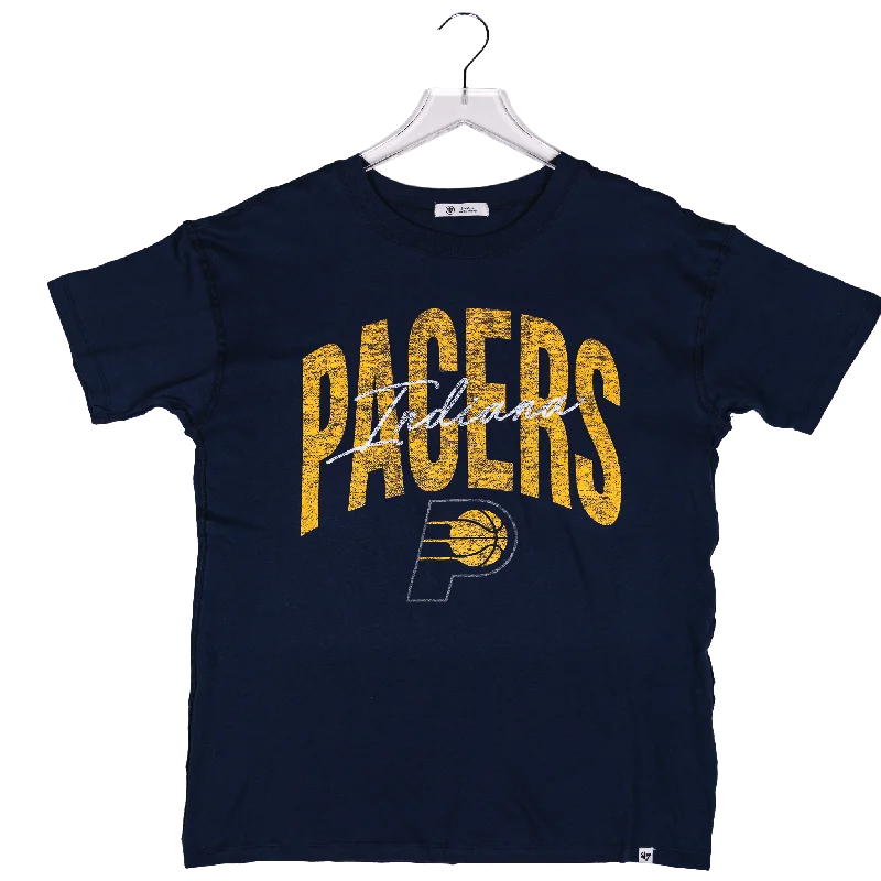 Huge Discounts Women's Indiana Pacers Muse Sadie T-shirt in Navy by '47