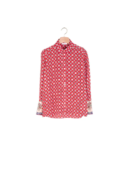 Take Advantage Chemise imprimée en soie