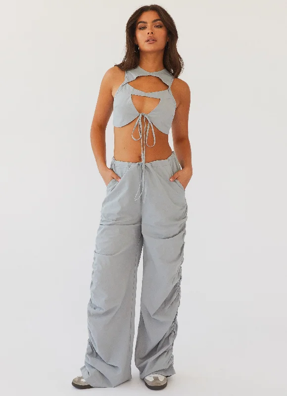 Clearance Items Fluorescent Nights Pants - Cement Blue