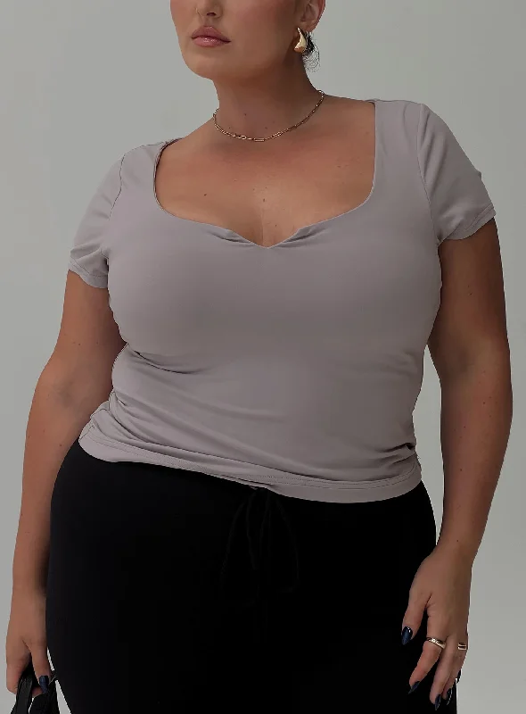 Special Price Serenie Top Grey Curve