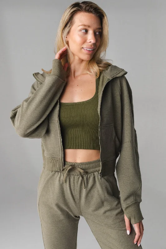 Unbeatable Prices Vitality Studio Zip - Matcha Marl