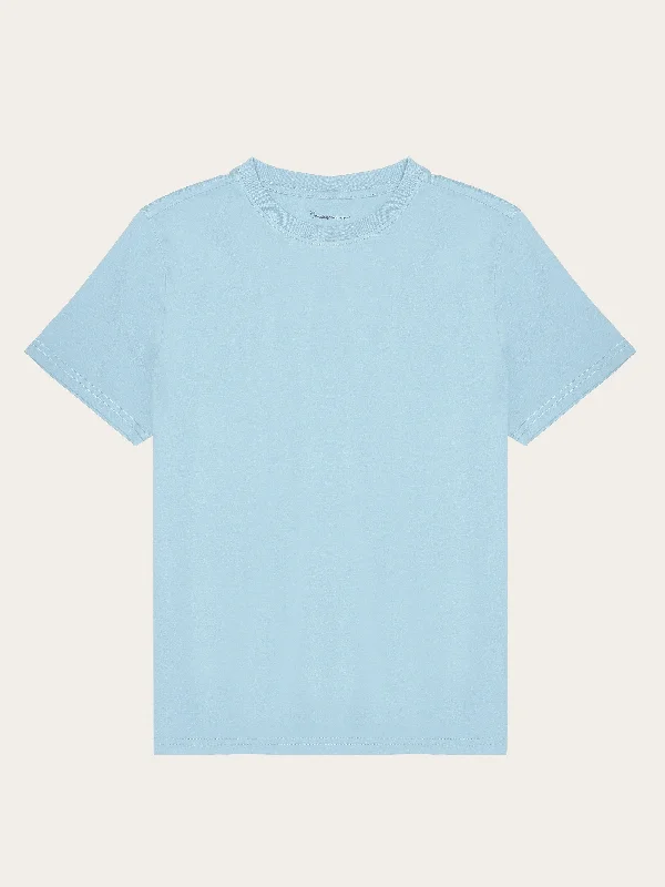 Bargain Prices Basic pima cotton t-shirt - GOTS/Vegan - Glacier Lake