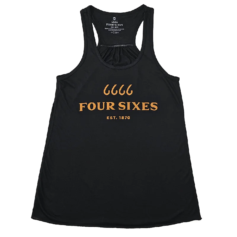 Online Exclusive Logo Flowy Racerback Tank - Black