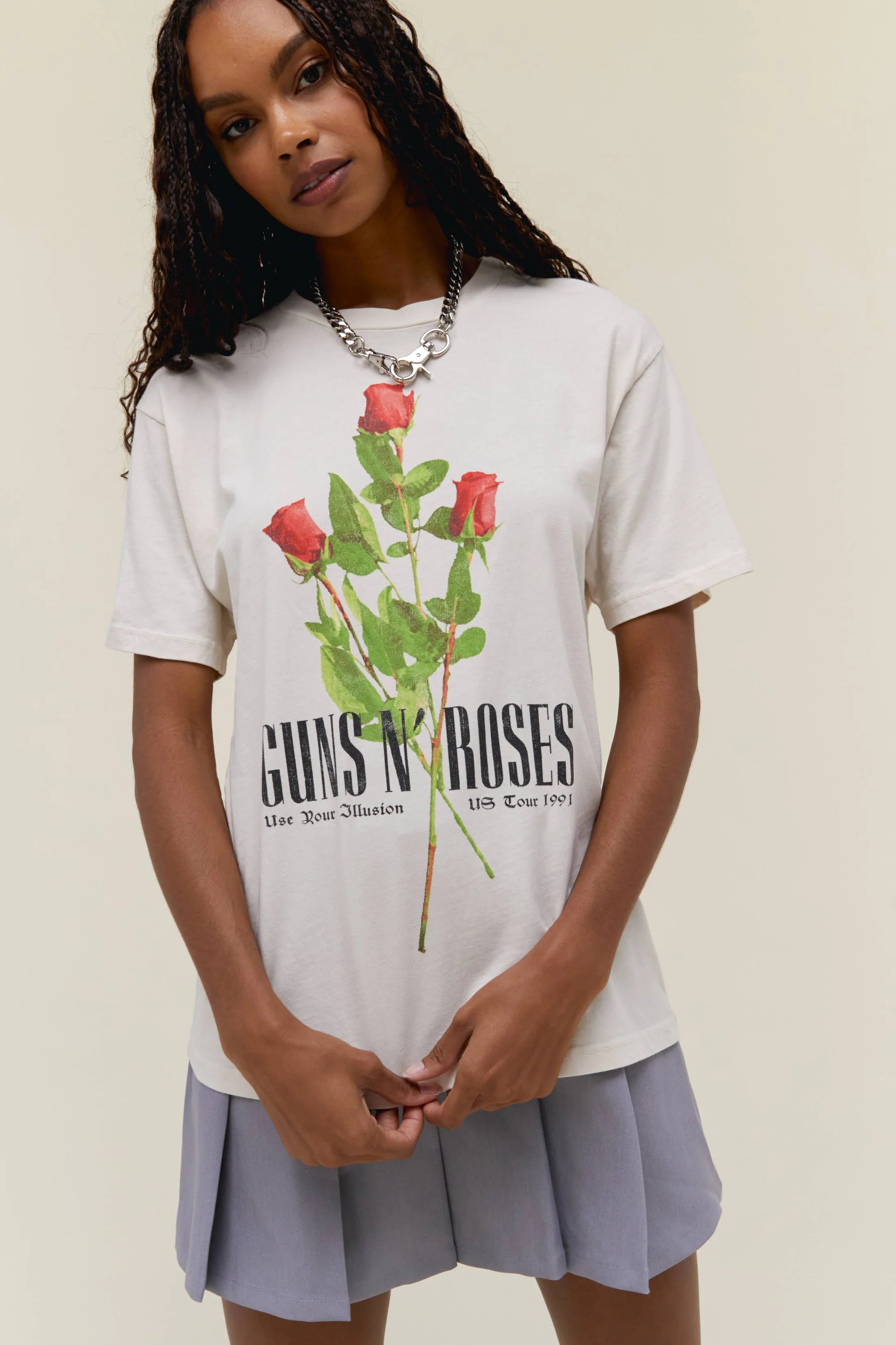 Deal Dash The Guns N' Roses Use Your Illusion Roses Weekend Tee by Daydreamer