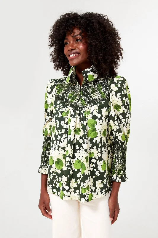 Savings Alert Noir Hydrangea Blooms Haskell Blouse