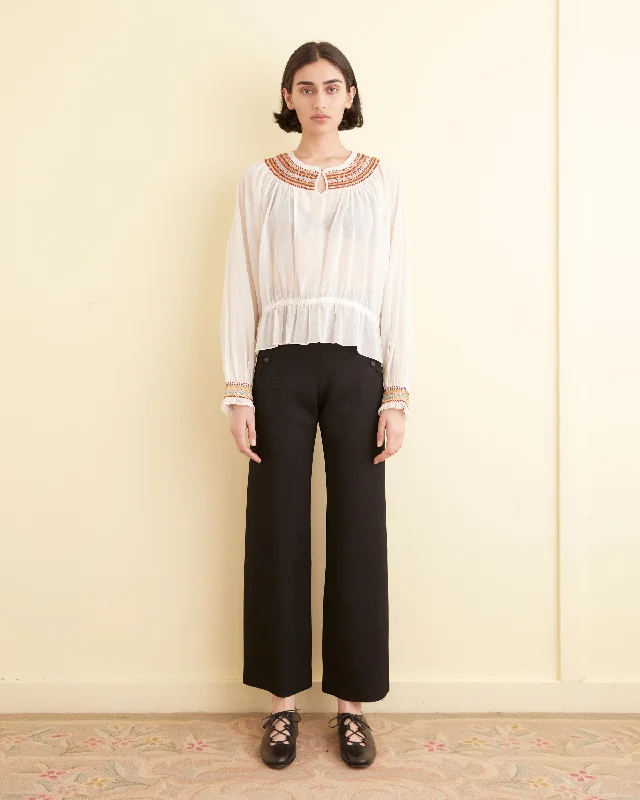 Savings Galore Embroidered Georgette Top