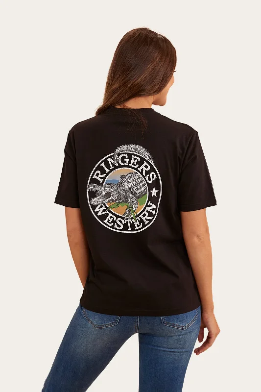 Limited Quantity Salty Womens Loose Fit T-Shirt - Black