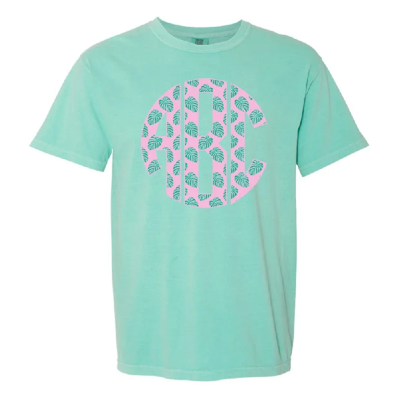 Super Savings Monogrammed 'Palm Print' Big Print T-Shirt